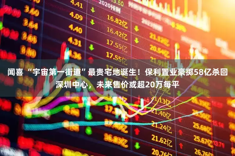 闻喜 “宇宙第一街道”最贵宅地诞生！保利置业豪掷58亿杀回深圳中心，未来售价或超20万每平